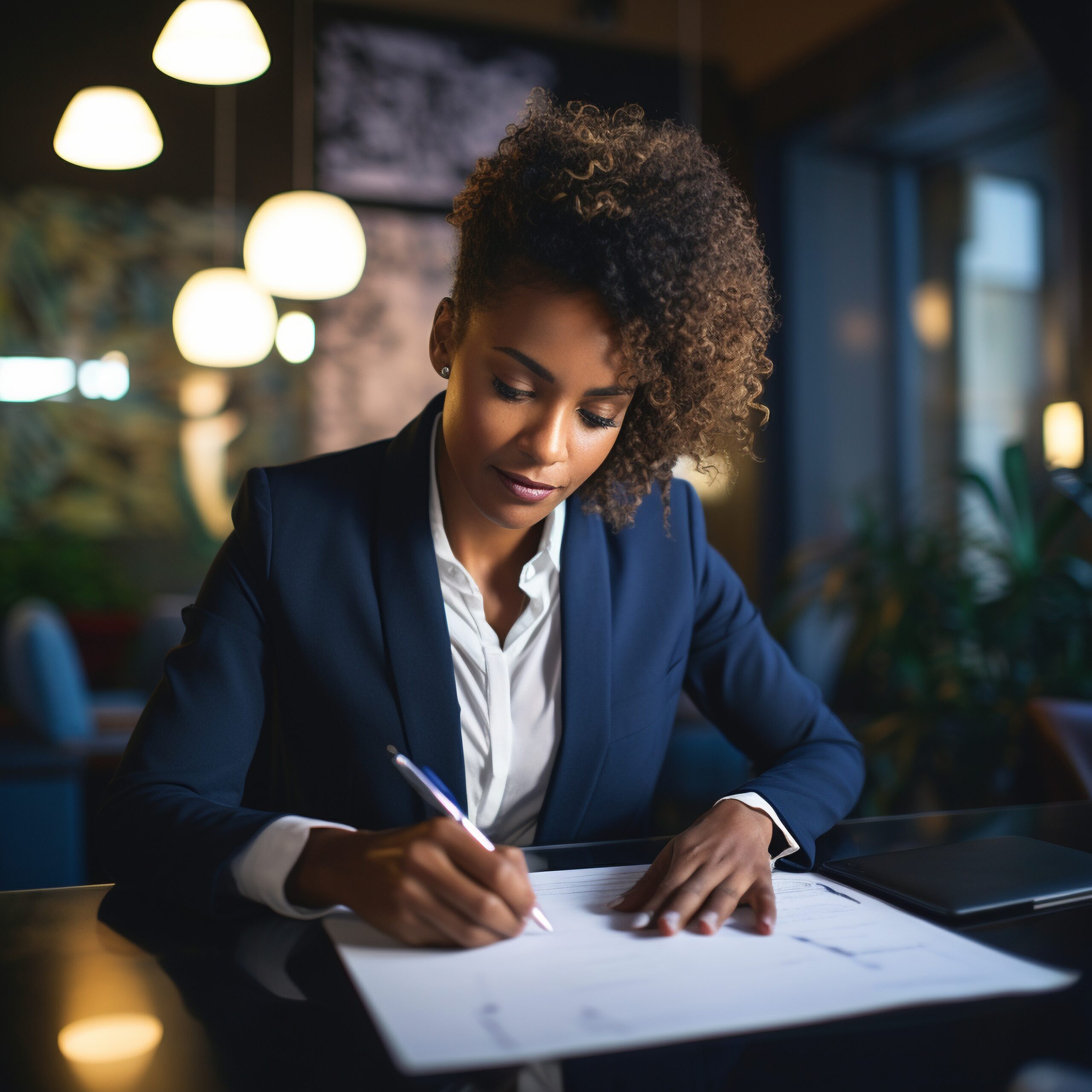 portrait professional elegant businesswoman